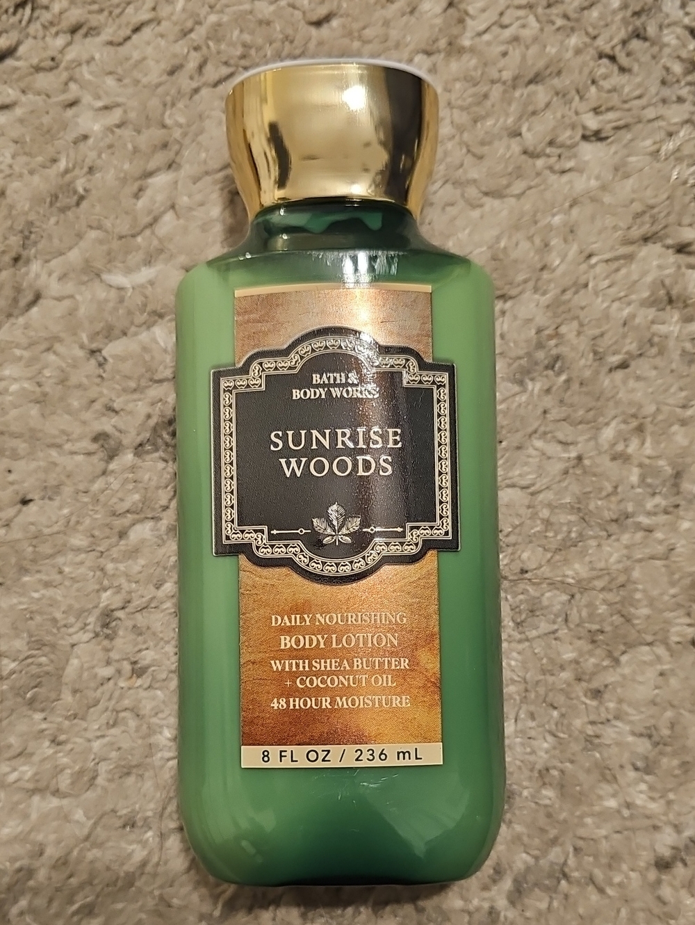 Bath & Body Works Sunrise Woods Body Lotion - Green & Gold